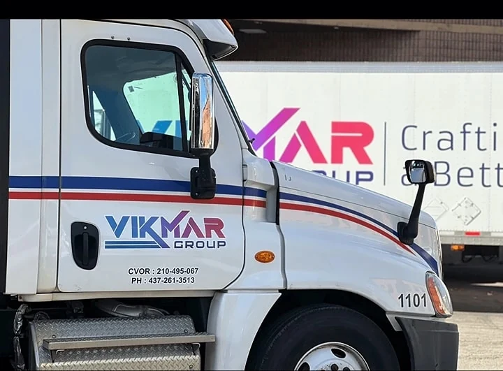 Vikmar Foods truck, from our original company story